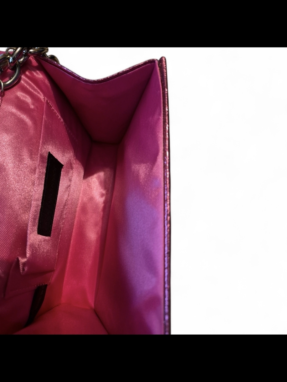 Jessica McClintock Women's Purse Clutch Pink Rhinestone - Picture 6 of 12